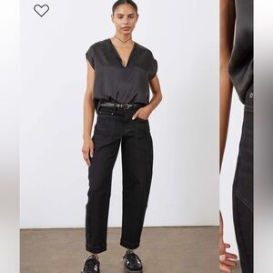 Ruti The Slouchy Jeans 2.0. Dusted Black. Size 4. New with tags.